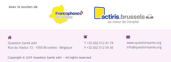 Lettre d'information Question Santé - Footer