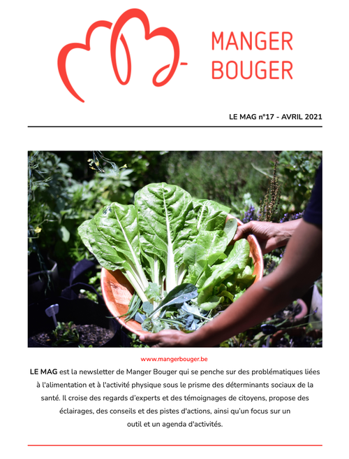 Question Sante Manger Bouger Le Mag Du Mois D Avril Est Disponible