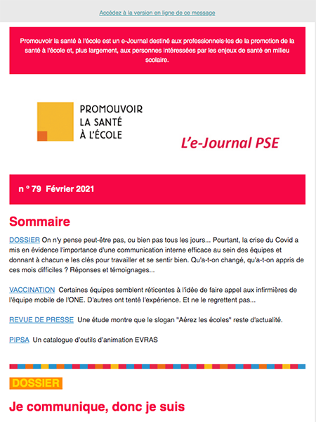 n° 79 - Février 2021 - Je communique, donc je suis