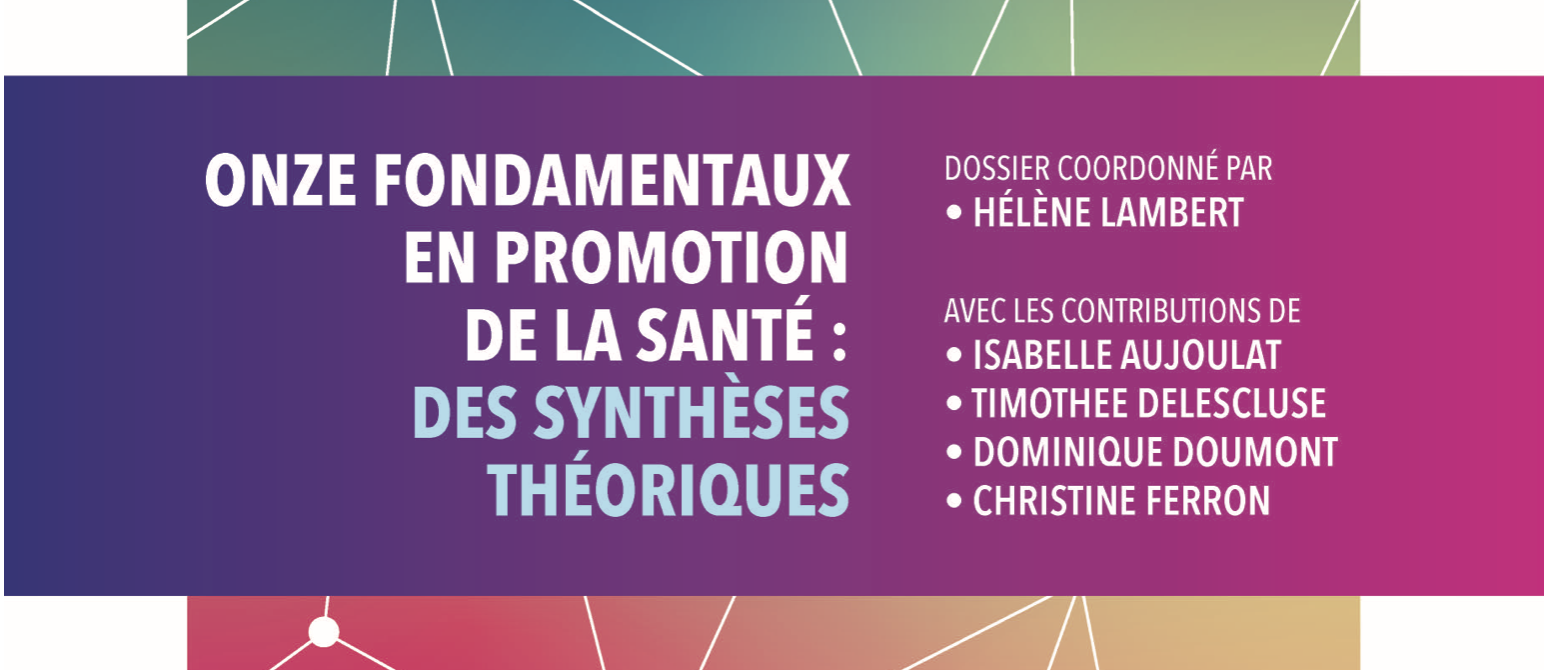 Onze fondamentaux en promotion de la santé