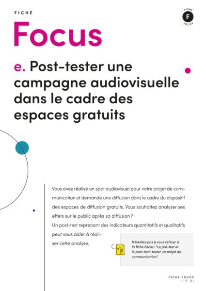 Fiche Focus E A4 Qs
