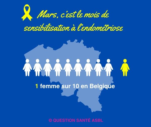 Mars, c'est le mois de sensibilisation à l'endométriose